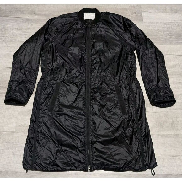 Athleta Women’s Jacket Summit Insulated Parka Size Medium Black - Picture 1 of 8
